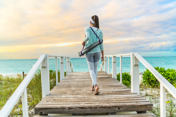 Yoga pants are an ideal motion-friendly outfit largely thanks to their advanced "Moisture Management System."